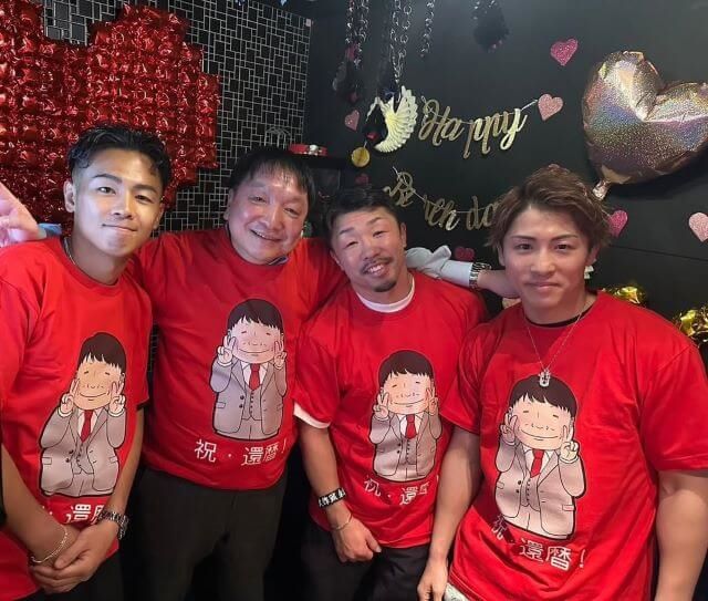 最強チーム集結！武居由樹とともに祝う大橋会長の還暦！