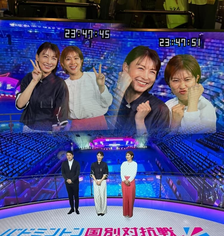 「オグシオの2ショット待ってました‼」スディルマンカップ2025の解説姿にファン絶叫‼