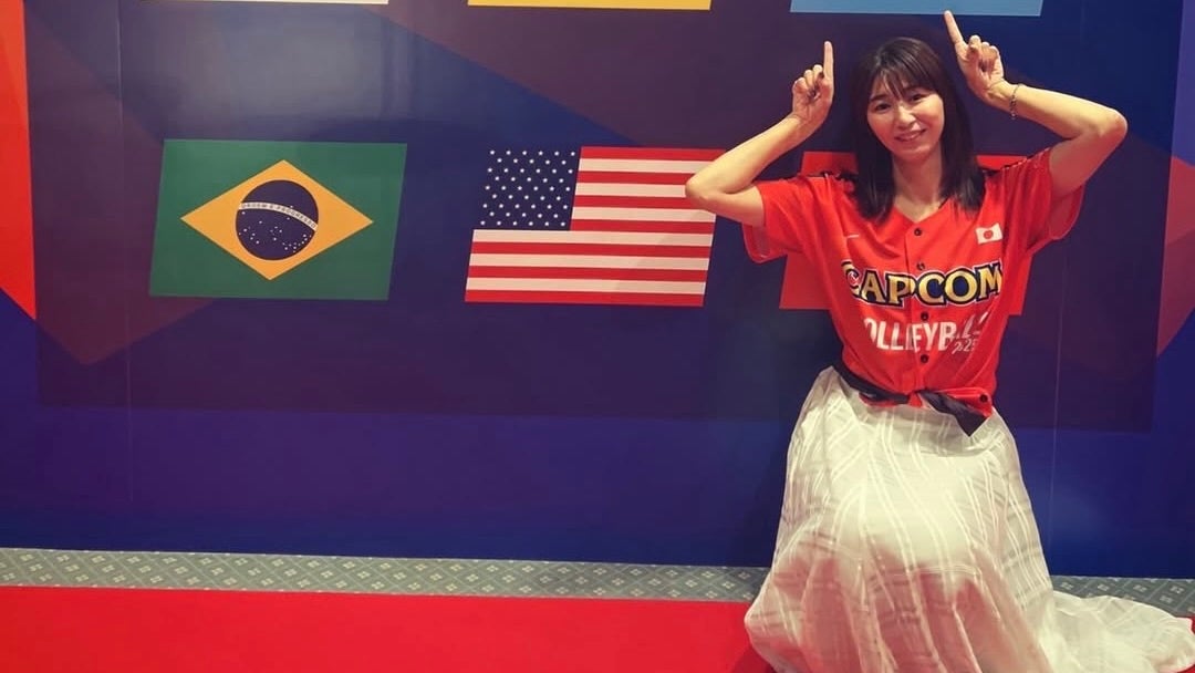 秋本愛、男子VNL応援ショットが可愛すぎると話題に！「愛ちゃんカワイイなっ」「美しい」