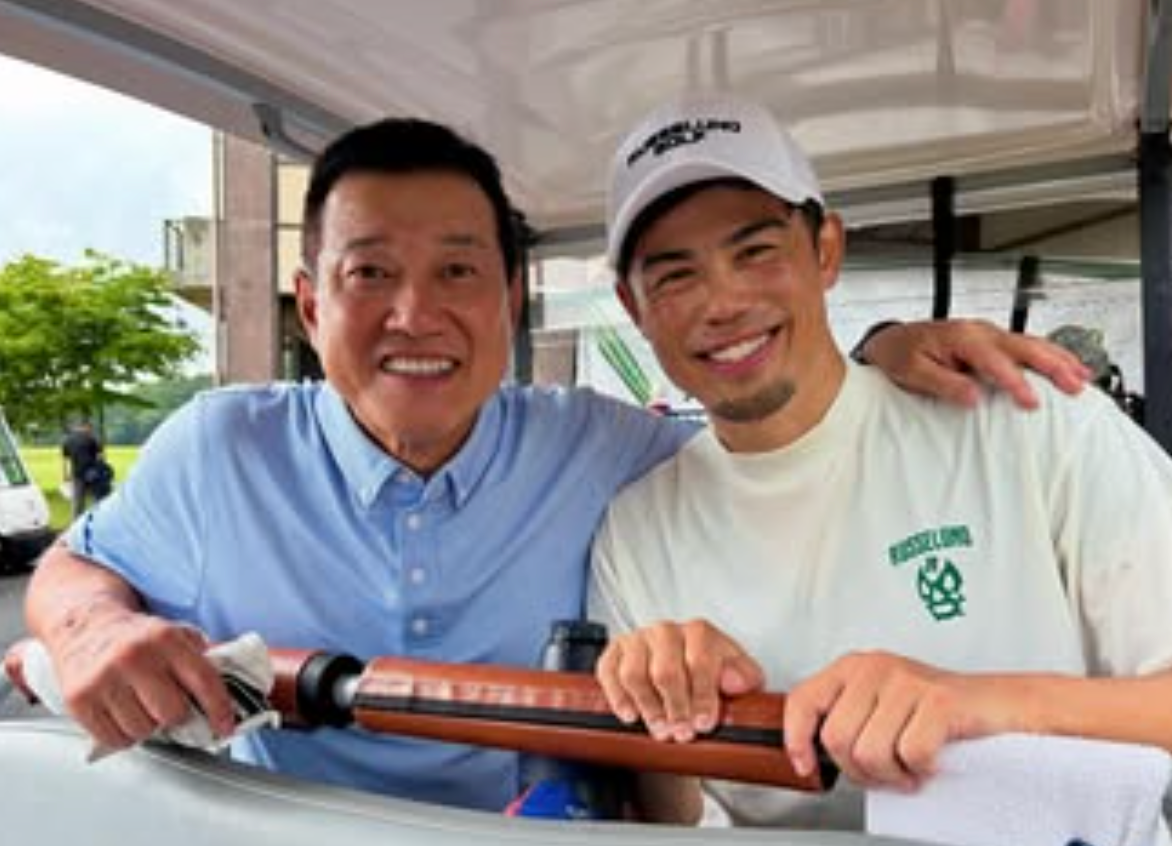 楽天元監督 今江敏晃、巨人元監督 原辰徳とのゴルフ初共演に感激