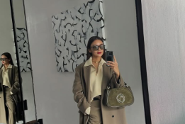 滝沢眞規子、グッチで統一したコーデを披露！「ボヤボヤしてないでシャキッと出よう」