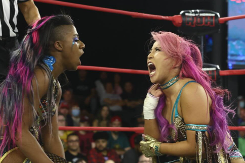 叫びと闘志が炸裂！白川未奈、ROH名勝負後の“燃える心”を激白！