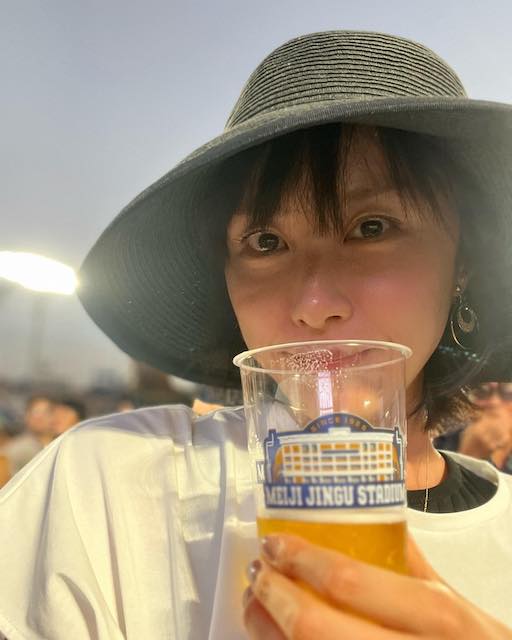 山口もえ　球場でのお忍びショットが話題🍺⚾️夏ならではのお裾分けも👀