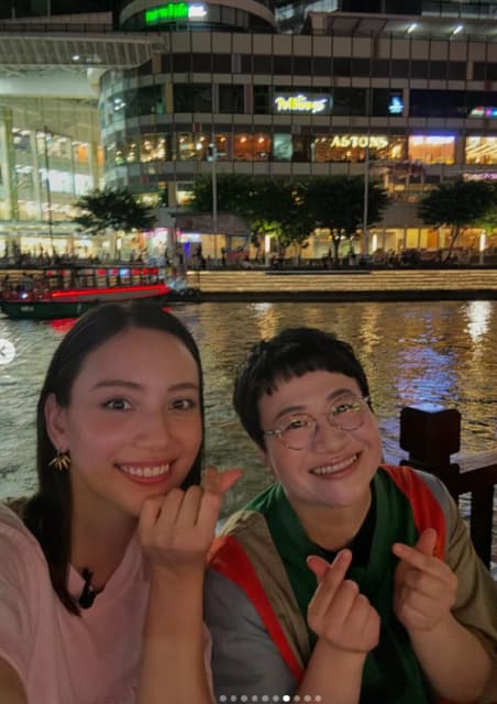 お笑い芸人 近藤春奈 滝沢カレンとシンガポール旅！