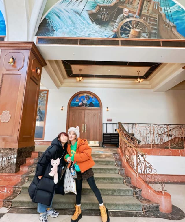 「とーーーっても楽しくてHappyでしたっ」新垣里沙が高橋愛とディズニーシーを満喫