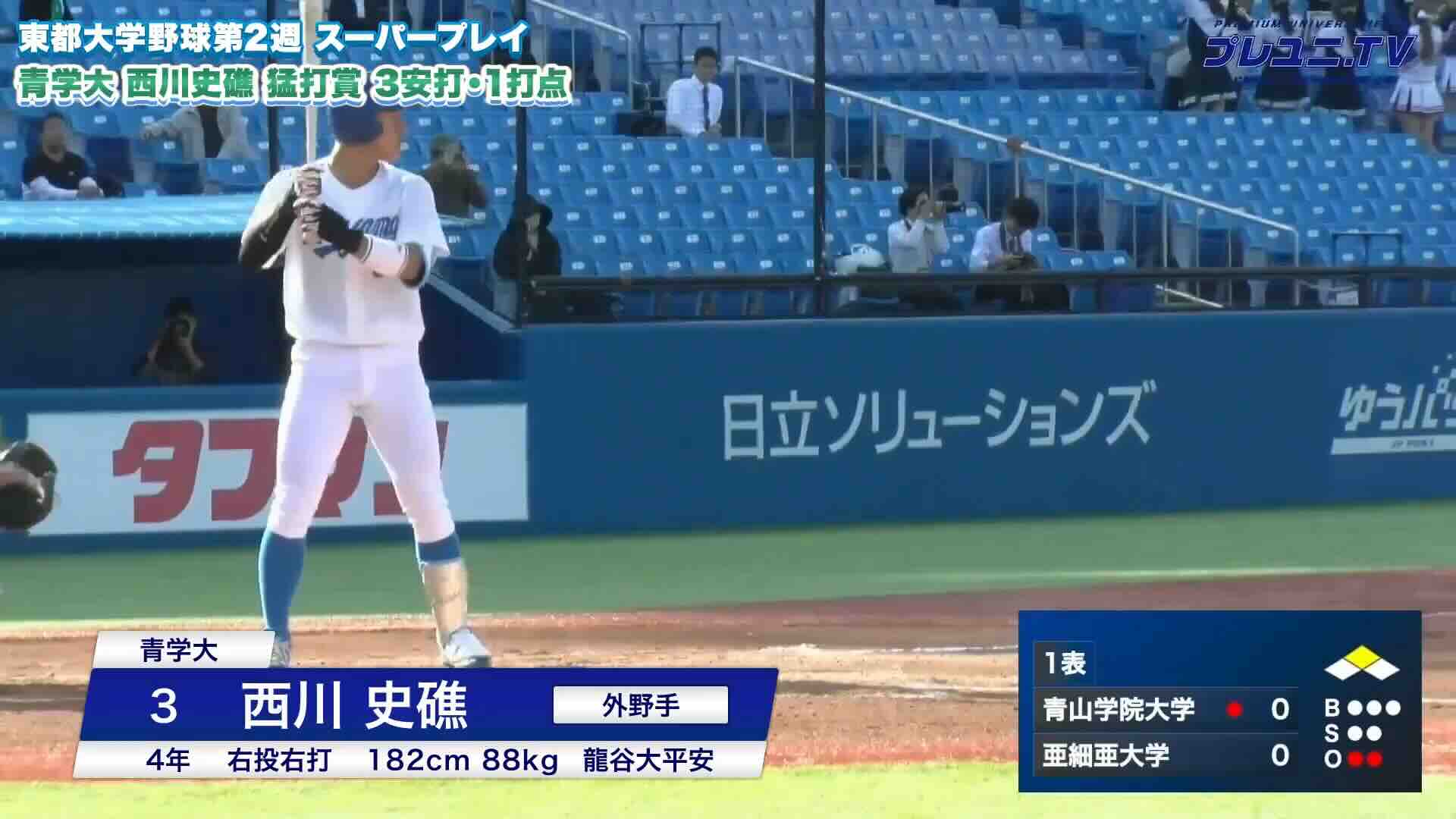 【動画】青学大 西川史礁のスーパープレイ