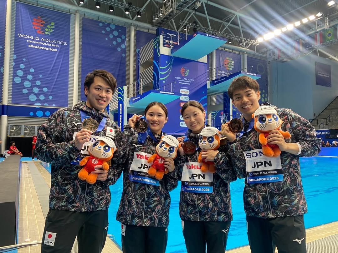 「応援ありがとうございました」飛び込み・坂井丞が銅メダルを獲得を報告