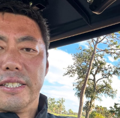 上原浩治、寒さの中でもフロリダでゴルフ！「練習して上手くならないと…」