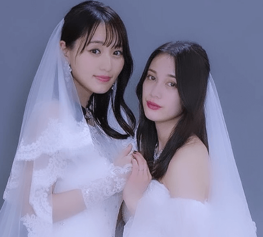 菅井友香が中村ゆりかとの“純白ウエディング”ショットを披露👰