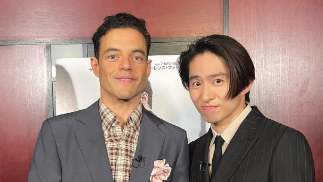 「#ラミアンドケンって何⁉」三宅健、ハリウッド映画プレミアで花束贈呈！華やかすぎるレッドカーペットに反響