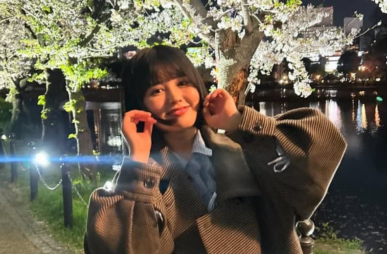 完熟フレッシュ・池田レイラ　大人デートを報告！？「夜桜デートしてきました、」