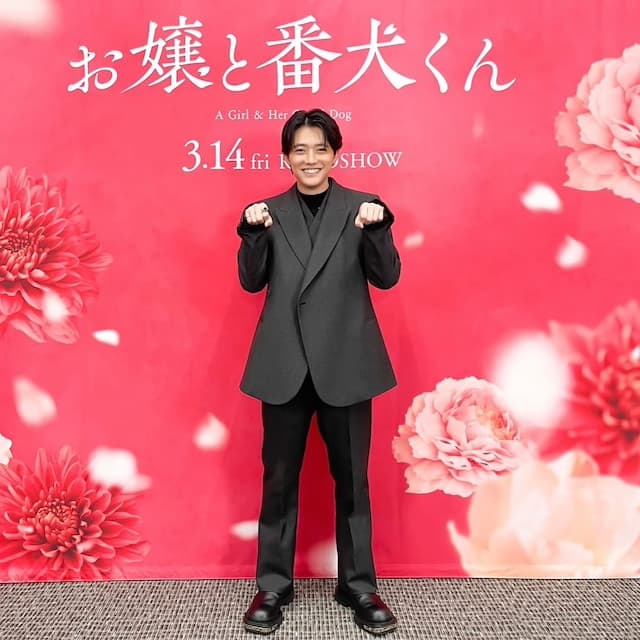 「ワンコすぎる」櫻井海音が映画『お嬢と番犬くん』の完成披露試写会に登場！