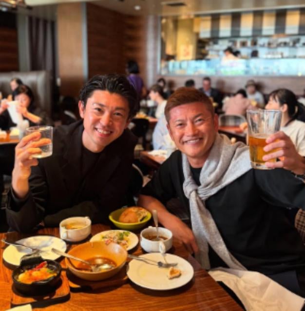 播戸竜二、品川駅で“キング”と偶然の遭遇「聡太は完全に子供の顔に」