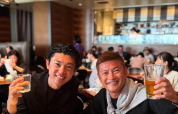 播戸竜二、品川駅で“キング”と偶然の遭遇「聡太は完全に子供の顔に」