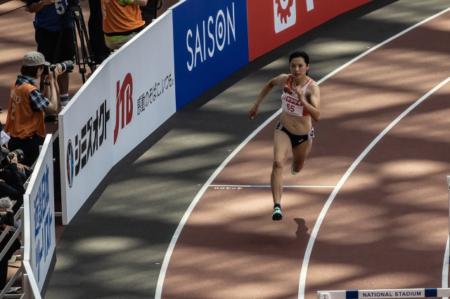 「ただただ、かっこいいです」美女ハードラー・伊藤明子、日本選手権の鬼気迫る競技中ショットにファン息をのむ