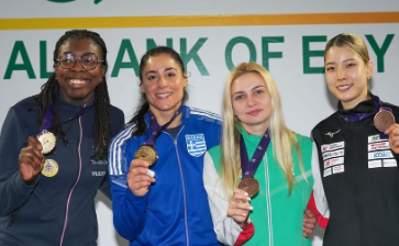 「世界一へ、さらに進化を」江村美咲、W杯エジプト大会で銅メダル獲得を報告！