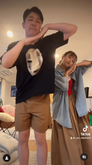 あの元人気女性アイドル＆お笑い芸人の仲良し夫婦が“ラブラブダンス”を披露！「愛でしかない」