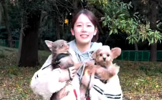 川口葵、ソルエトとの楽しいお散歩ショットにファン悶絶！