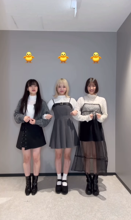 ME:I メンバー３人によるTikTokオリジナル振り付けを披露🐥✨可愛らしい姿が話題に🎶