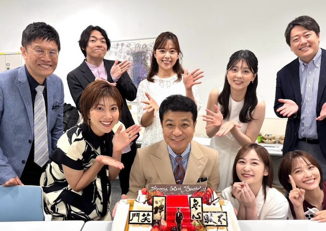 潮田玲子、中山秀征の誕生日祝いの様子を公開「みーーんな大好きです」