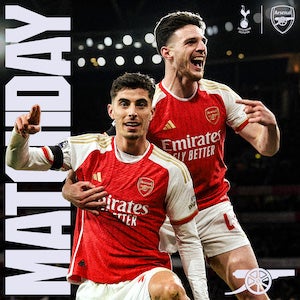 アーセナルが優勝を賭け、アウェイ・トッテナム戦に挑む！