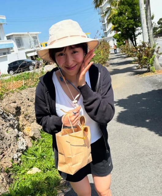 女子バスケ・宮崎早織「幸せすぎたーーー！」妹撮影の宮古島ショットで魅力全開