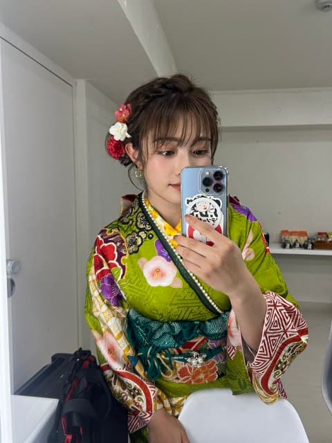 「お正月番組かな？」井上咲楽が振袖姿を披露！似合っていてキレイだとファン大絶賛