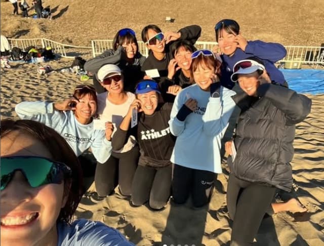 ビーチバレー選手・白幡亜美が現役日体ビーチバレー選手と交流！