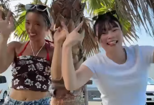 「ばらばらだけど可愛いから良し！」女子サーファー、激レアな”眠くなったら寝る・明日の君へ幸あれ”ダンスを披露！