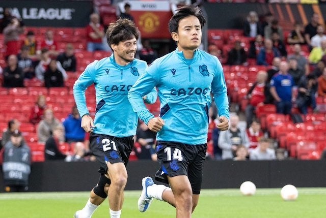 久保建英　引退のダビド・シルバとの別れを惜しむ