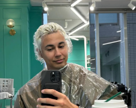 ユージ、新ヘアスタイルを披露！「ホワイトヘアー」が大好評