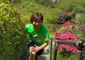 「ごきげんランが止まらない！」高橋成美、青空の下で20kmランに挑戦！