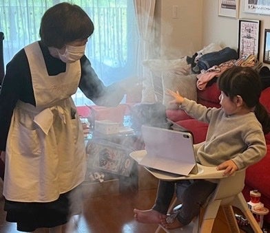 🌈華原朋美さん、憧れの坂上忍さんとお仕事💕息子はシッターさんとお留守番🏠🧒