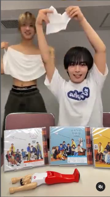 なにわ男子『コイスルヒカリ開封の儀』に『やっぱきょろりゅちぇしか勝たん👊💜🧡』