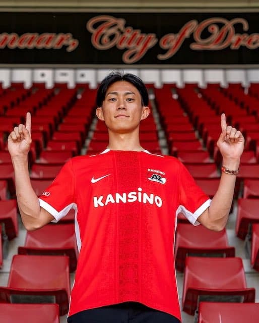 AZがセレッソ大阪から移籍の毎熊を歓迎！「Welcome Seiya 🙌」