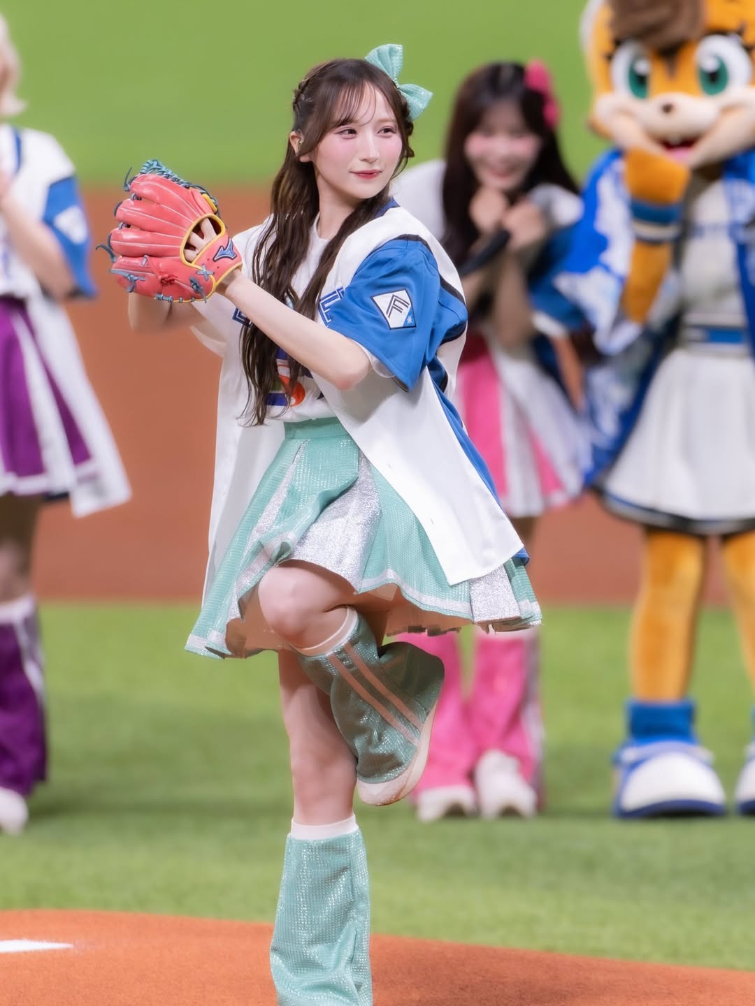 CANDY TUNE・小川奈々子が地元北海道で始球式披露