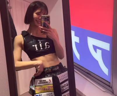 「バッキバキですね！」元K1ファイターの美女、”THIS IS 美”なストロングボディーを披露！ファン歓喜「WOW!!!」