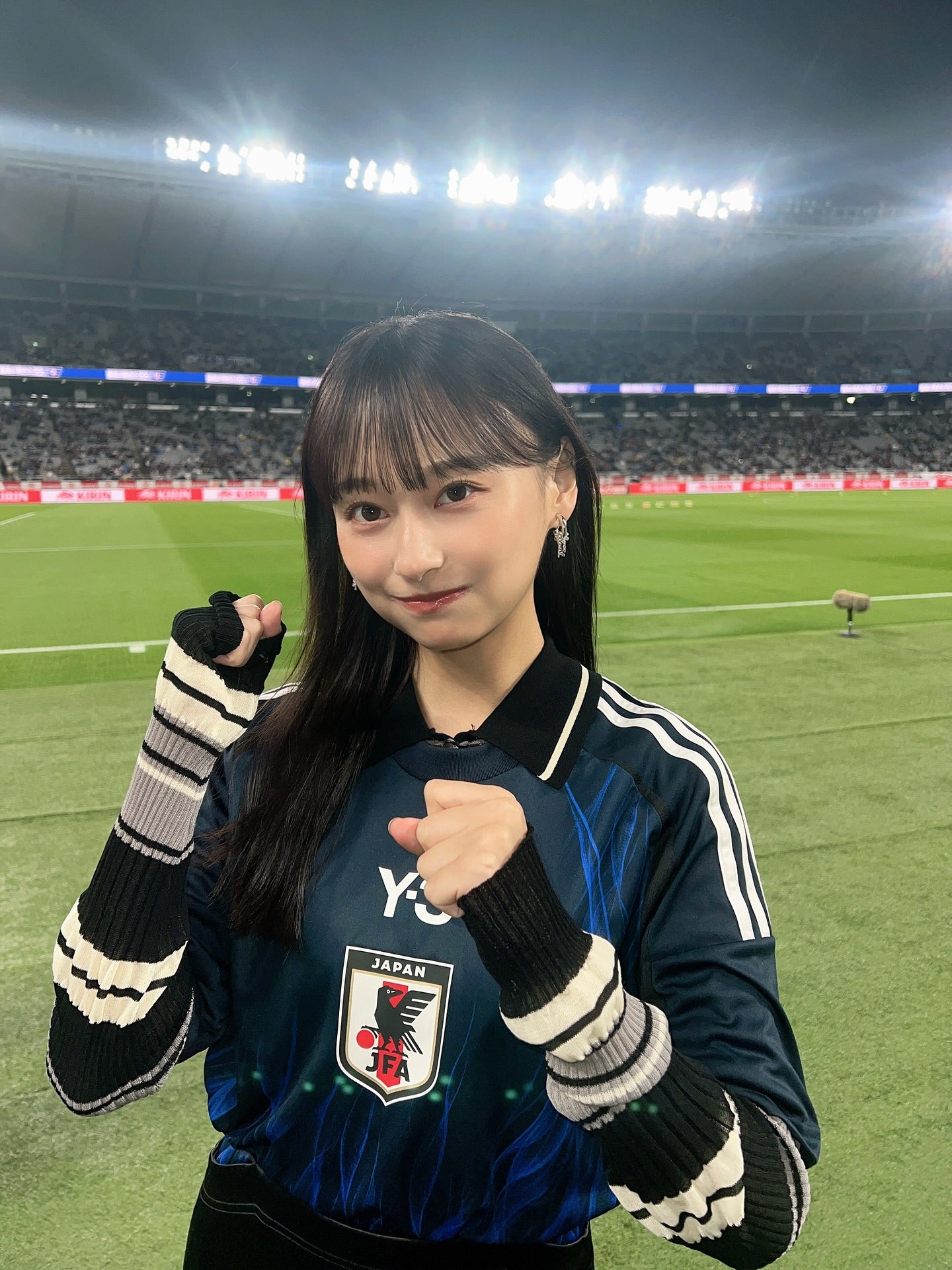 興奮が止まらない！影山優佳、スタジアムで見届けた歴史的勝利