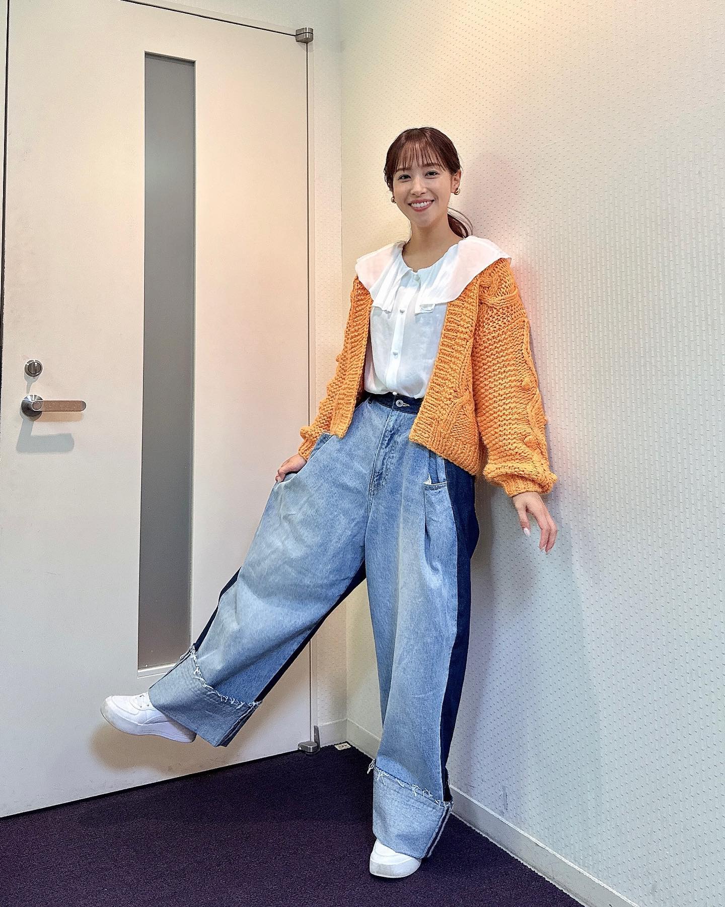 鷲見玲奈アナ「褒められて嬉しかったので」私服コーデを披露