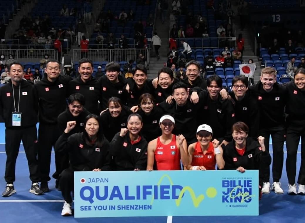 杉山愛監督率いる・女子テニス日本代表、2年連続でBJKファイナルズ進出報告にファン歓喜！