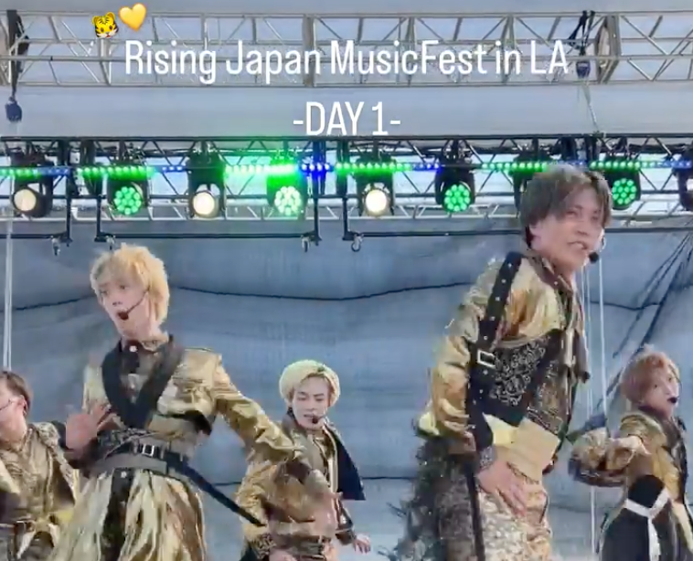 Travis JapanがLAでのパフォーマンスをちょい見せ❗️「めちゃくちゃ楽しい初日でした🐯🇯🇵」