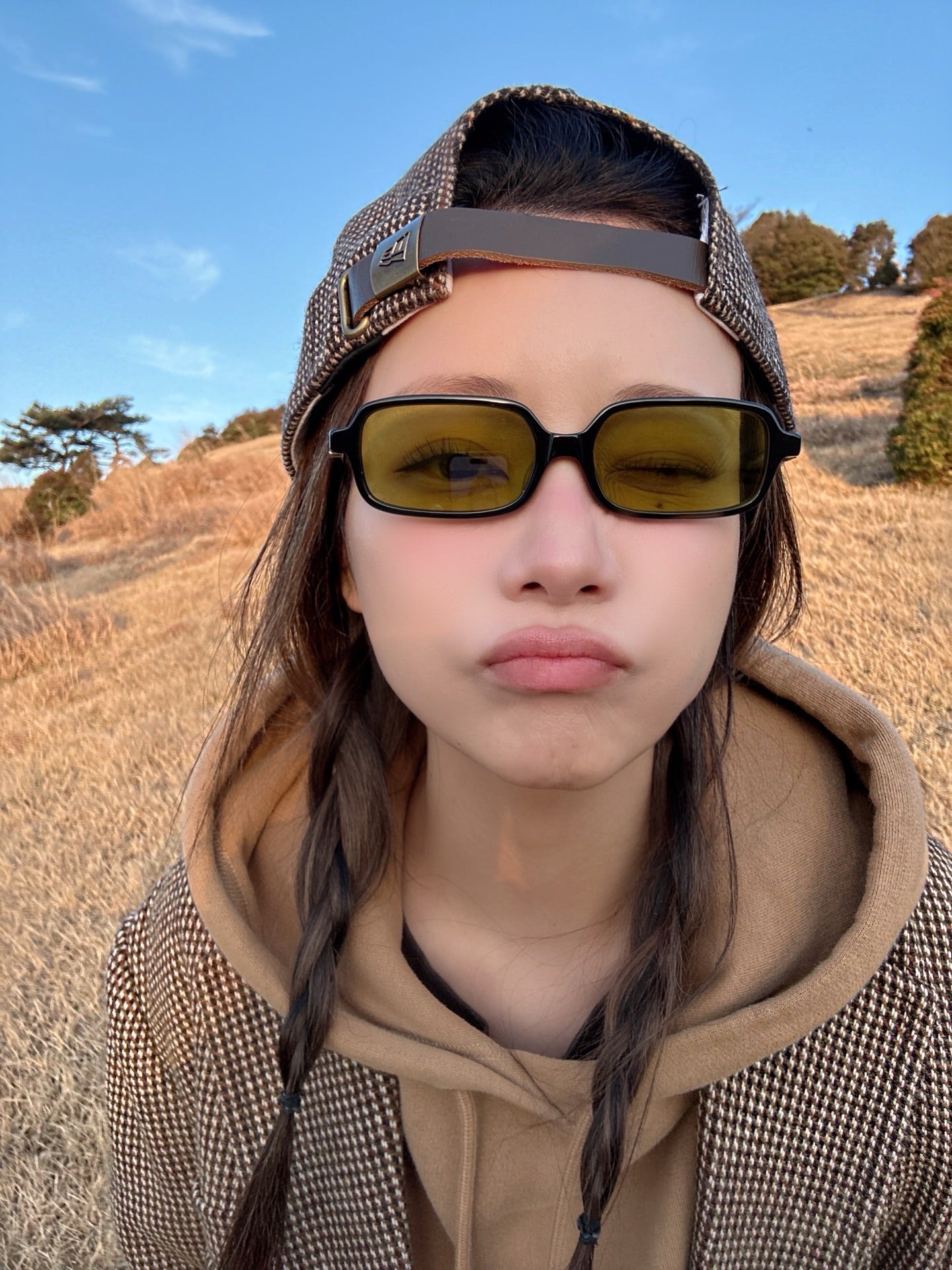 「激寒やったけど良かった」重盛さと美、夕日スポット満喫ショット