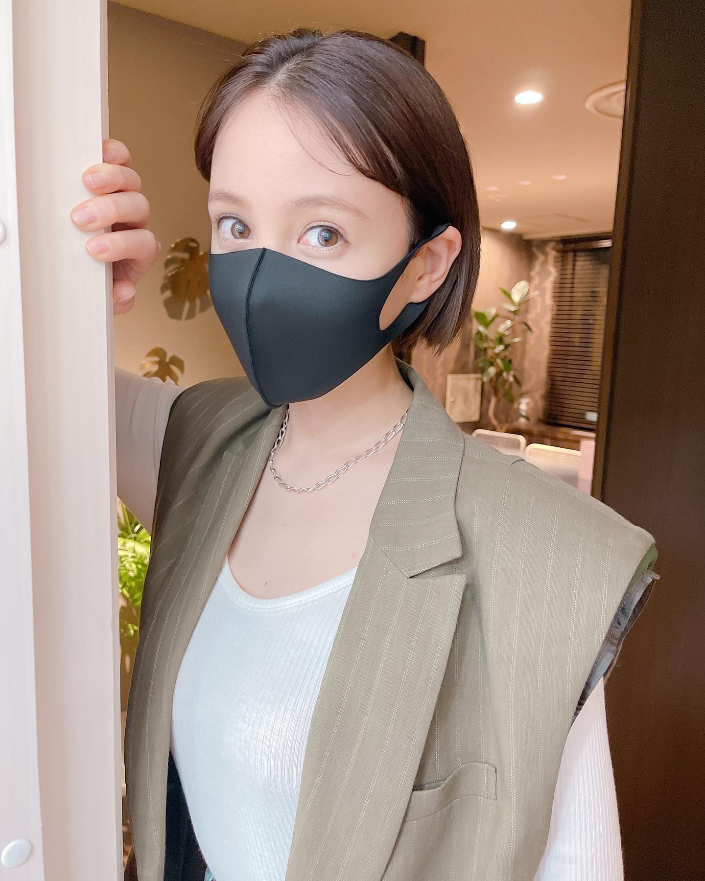 「マスク姿もナイスですね💕💕」トリンドル玲奈さん、初めての○○体験✨