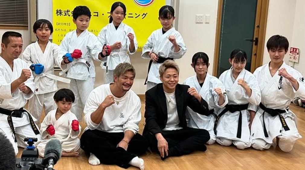 格闘家・武尊が空手教室を開催「みんな元気でパワーもらいました！」