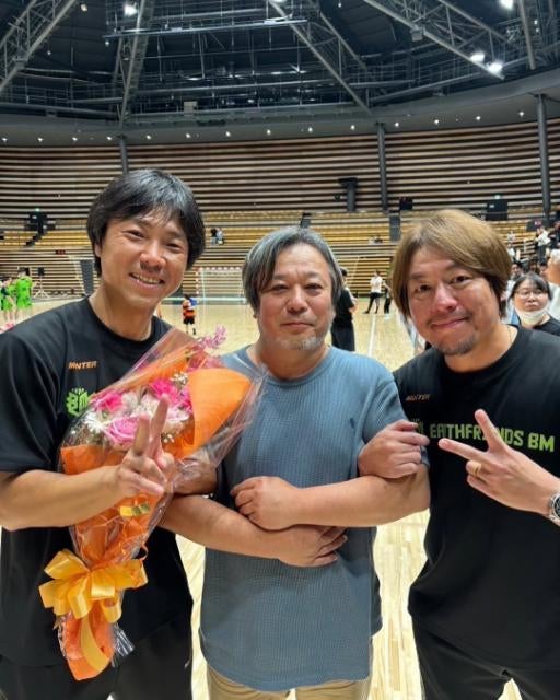 元ハンドボール日本代表・宮﨑大輔、アースフレンズBM最終戦に恩師が応援来場「感謝しかないです」