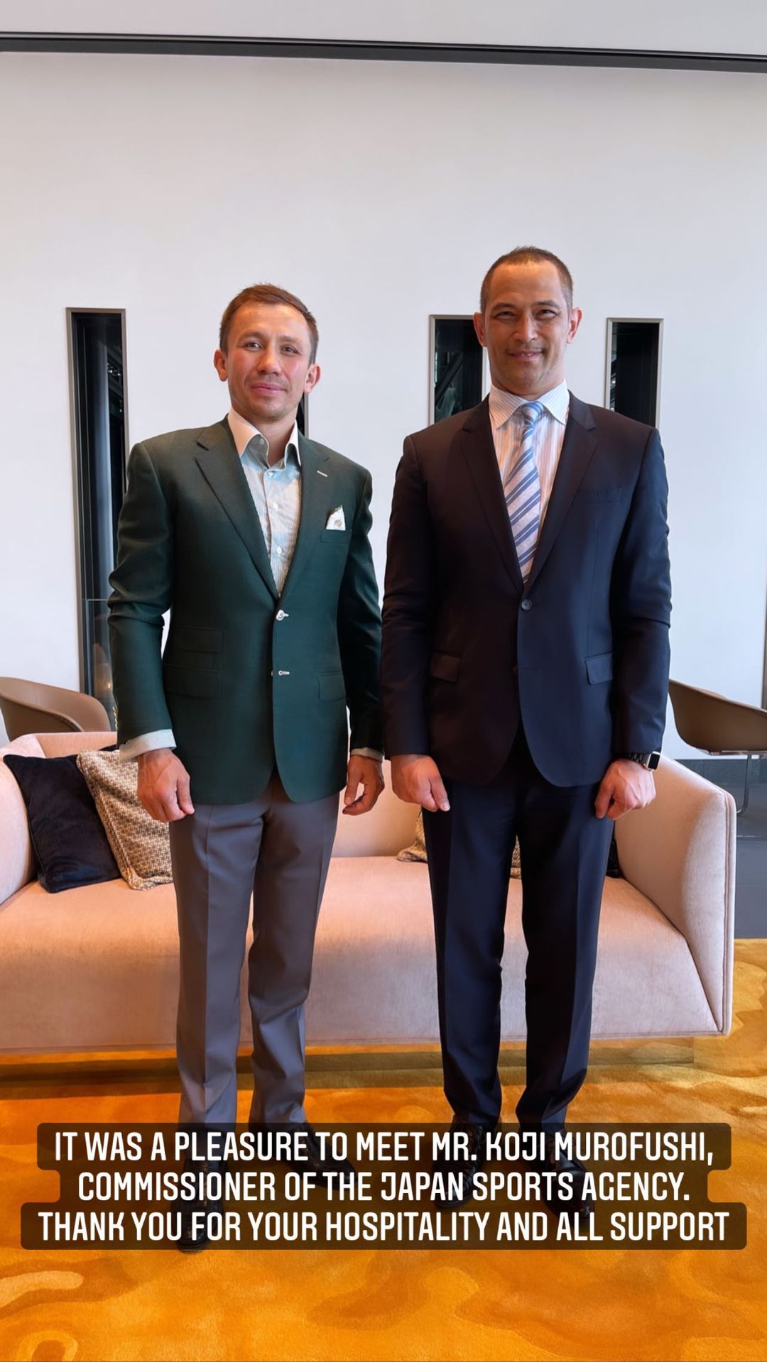 王者・ゴロフキンが8分超えの動画で戦いの裏側を公開📸「日本人のおもてなしと温かい歓迎に心から感謝」