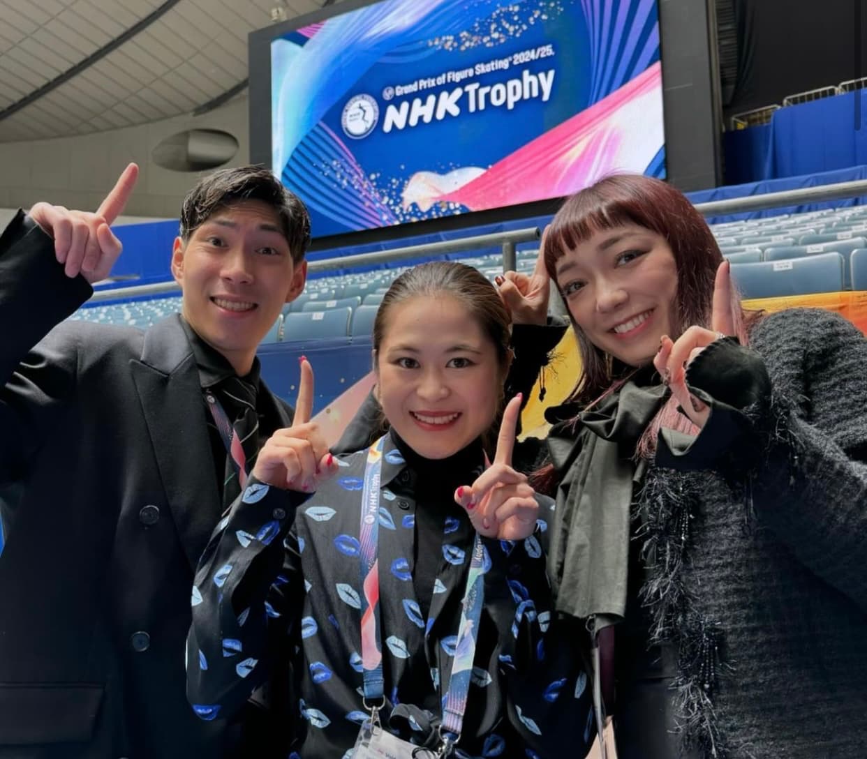 明るく楽しくリポーターを務める本郷理華 選手たちと満面の笑みショットの数々にほっこり！