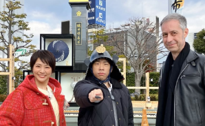 村井美樹、織田信成と岐阜の歴史旅！「信長公像、つい頭に載せたくなる」