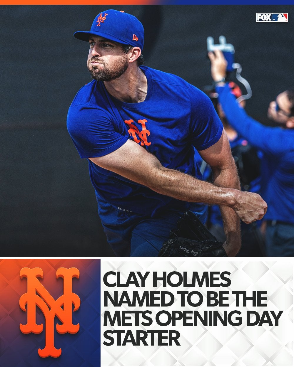 メッツ、今季から先発転向のクレイ・ホームズが開幕投手に！