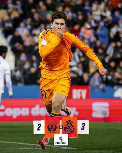 20歳FWが終了間際に決勝点! レアル・マドリードが国王杯準決勝進出